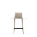 Saddle leather minimalist bar stool